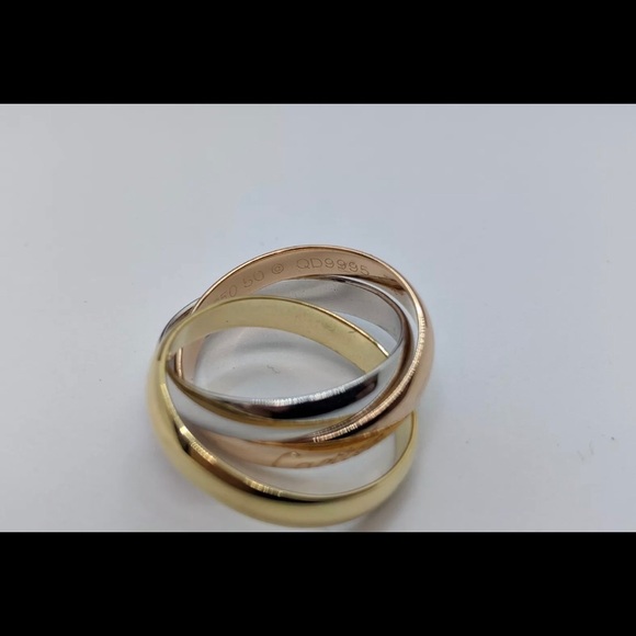 Cartier 18K Trinity Ring Auth size 50 🚫TRADES - Picture 8 of 8